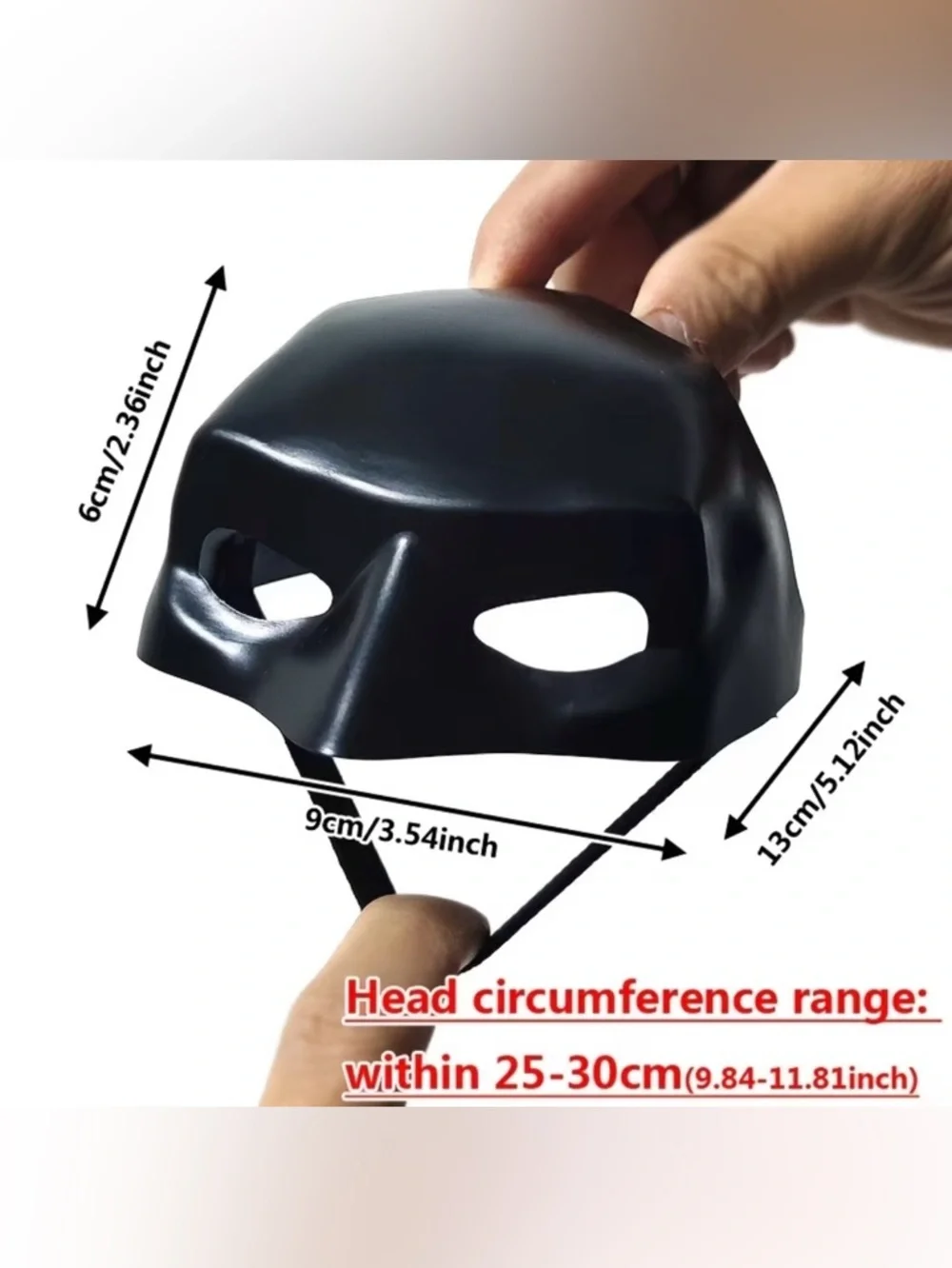 🦇 New! Cat Batman Mask w Strap Feline Superhero Cosplay Cat Costume